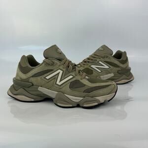 New Balance 9060 Covert Green Sneakers Men's 10 Dark Stoneware Suede Shoes